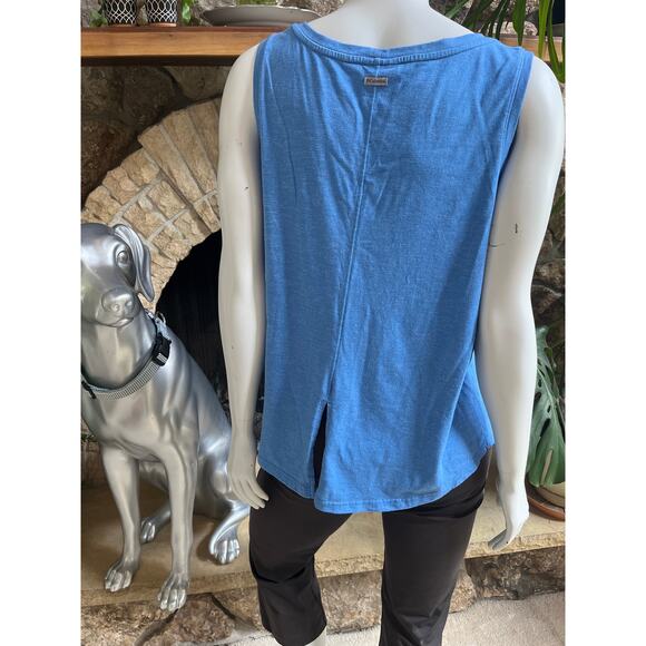 Columbia Polyester Blend Blue Tank Top Women’s Size XL - Picture 3 of 6